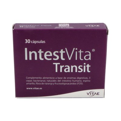Comprar VITAE INTESTVITA TRANSIT 30 CAPSULAS al mejor precio en NuestraFarma, tu farmacia online