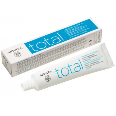 Comprar APIVITA DENTIFRICO PROTECCION TOTAL 75 ML al mejor precio en NuestraFarma, tu farmacia online