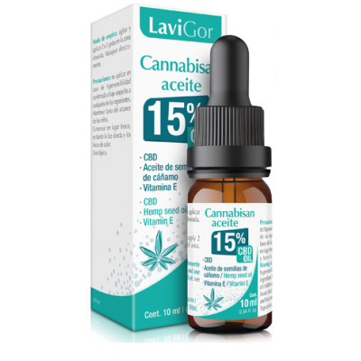 Comprar CANNABISAN ACEITE 15% CBD OIL 10 ML al mejor precio en NuestraFarma, tu farmacia online