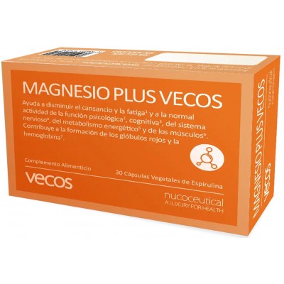 Comprar MAGNESIO PLUS VECOS 30 CAPSULAS al mejor precio en NuestraFarma, tu farmacia online