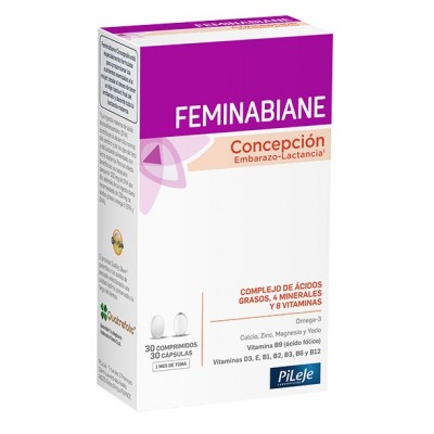 Comprar FEMINABIANE CONCEPCION 30 COMPRIMIDOS + 30 CAPSULAS al mejor precio en NuestraFarma, tu farmacia online
