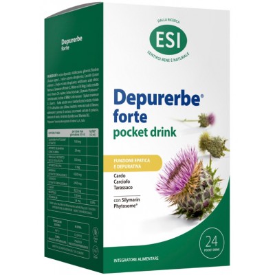 Comprar ESI DEPURERBE FORTE 24 POCKET DRINK al mejor precio en NuestraFarma, tu farmacia online