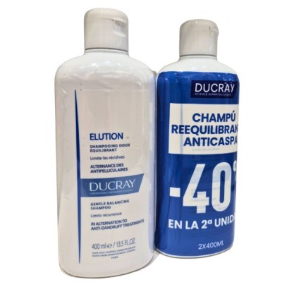 Comprar DUCRAY PACK DUO ELUCION 2X400 ML al mejor precio en NuestraFarma, tu farmacia online