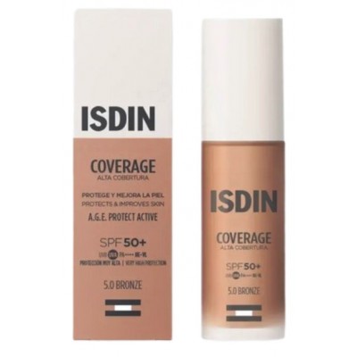 Comprar ISDIN COVERAGE SPF 50+ 5.0 BRONZE 30 G al mejor precio en NuestraFarma, tu farmacia online