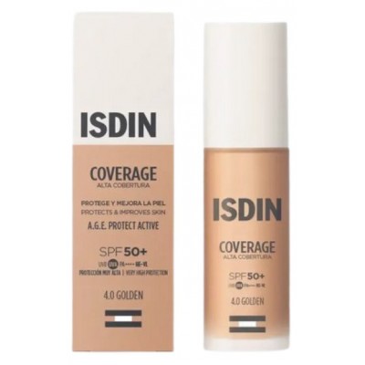 Comprar ISDIN COVERAGE SPF 50+ 4.0 GOLDEN 30 G al mejor precio en NuestraFarma, tu farmacia online