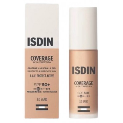 Comprar ISDIN COVERAGE SPF 50+ 3.0 SAND 30 G al mejor precio en NuestraFarma, tu farmacia online