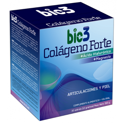 Comprar BIE3 COLAGENO FORTE SOBRES SOLUBLES 30 SOBRES al mejor precio en NuestraFarma, tu farmacia online