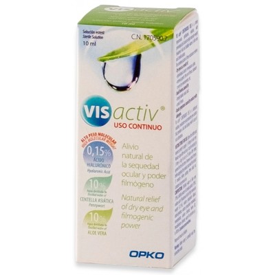 Comprar OPKO VISACTIV GOTAS OCULARES USO CONTINUO 10 ML al mejor precio en NuestraFarma, tu farmacia online