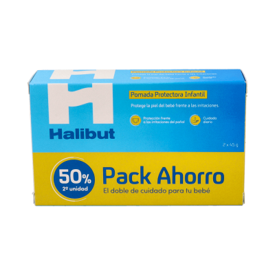 Comprar HALIBUT DERMO H POMADA PROTECTORA INFANTIL 2 ENVASES 45 G al mejor precio en NuestraFarma, tu farmacia online