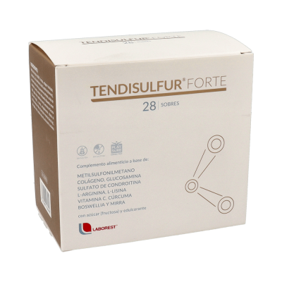 Comprar TENDISULFUR FORTE 28 SOBRES al mejor precio en NuestraFarma, tu farmacia online