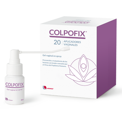 Comprar COLPOFIX GEL VAGINAL EN SPRAY 2 FRASCOS 20 ML + 20 APLICADORES al mejor precio en NuestraFarma, tu farmacia online