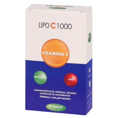 Comprar MEDNAT VITAMINA C LIPOSOMADA 1000 MG 60 CAPSULAS al mejor precio en NuestraFarma, tu farmacia online