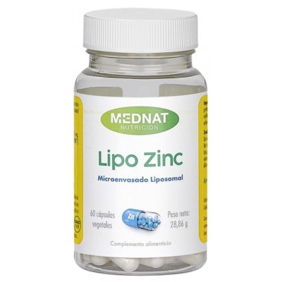 Comprar MEDNAT ZINC LIPOSOMAL 60 CAPSULAS al mejor precio en NuestraFarma, tu farmacia online