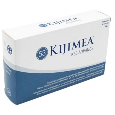 Comprar KIJIMEA K53 ADVANCE 56 CAPSULAS al mejor precio en NuestraFarma, tu farmacia online