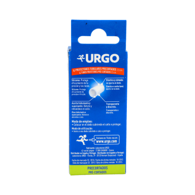 Comprar URGO PROTECCION CALLOS TUBULARES PRECORTADOS REUTILIZABLES 4 UNIDADES al mejor precio en NuestraFarma, tu farmacia online