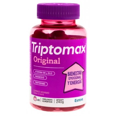 Comprar TRIPTOMAX ORIGINAL SABOR MORA 60 GUMMIES al mejor precio en NuestraFarma, tu farmacia online