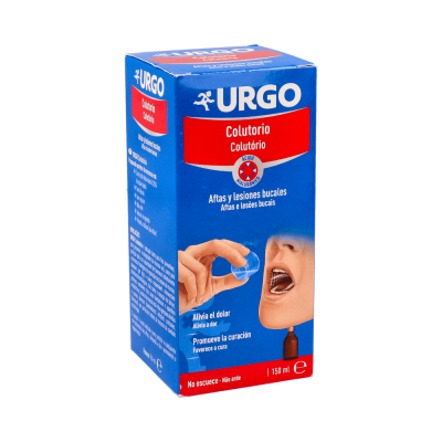 Comprar URGO COLUTORIO AFTAS Y LESIONES BUCALES 150 ML al mejor precio en NuestraFarma, tu farmacia online