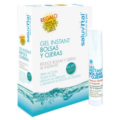 Comprar SALUVITAL GEL INSTANT BOLSAS Y OJERAS 10 ML al mejor precio en NuestraFarma, tu farmacia online