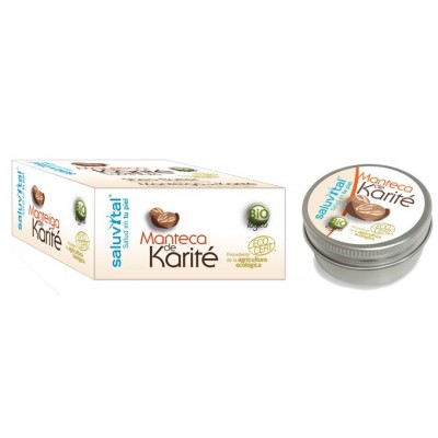Comprar SALUVITAL MANTECA DE KARITE ECOCERT 100 % PURA 50 ML al mejor precio en NuestraFarma, tu farmacia online