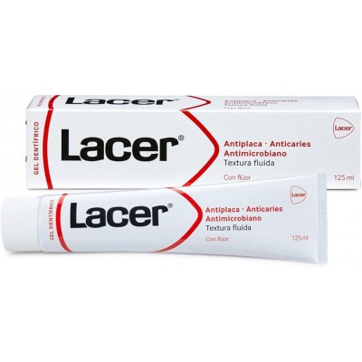 Comprar LACER GEL DENTIFRICO 125 ML al mejor precio en NuestraFarma, tu farmacia online