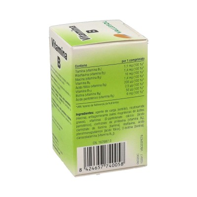 Comprar VALLESOL VITAMINA B COMPLEX 30 COMPRIMIDOS al mejor precio en NuestraFarma, tu farmacia online