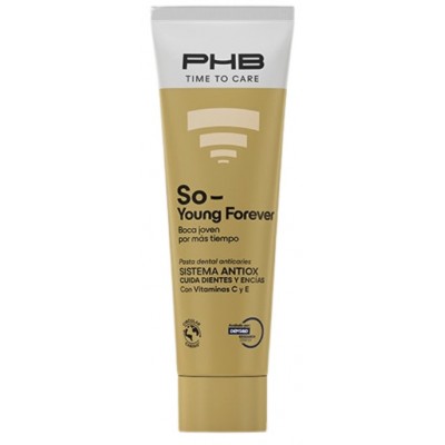 Comprar PHB TIME TO CARE SO YOUNG FOREVER DENTRIFICO SABOR MENTOLADO 75 ML al mejor precio en NuestraFarma, tu farmacia online