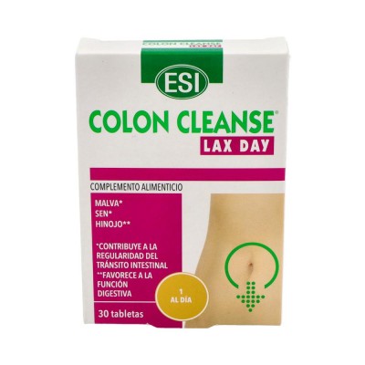 Comprar ESI COLON CLEANSE LAX DAY 30 TABLETAS al mejor precio en NuestraFarma, tu farmacia online