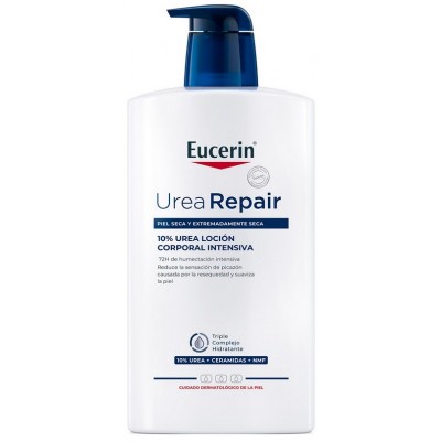 Comprar EUCERIN UREA REPAIR LOCION HIDRATANTE INTENSIVA 10% UREA 1000 ML al mejor precio en NuestraFarma, tu farmacia online
