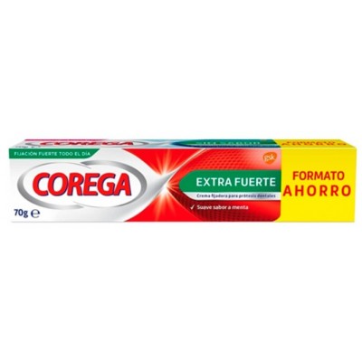 Comprar COREGA EXTRA FUERTE CREMA FIJADORA PARA PROTESIS DENTALES 70 G al mejor precio en NuestraFarma, tu farmacia online