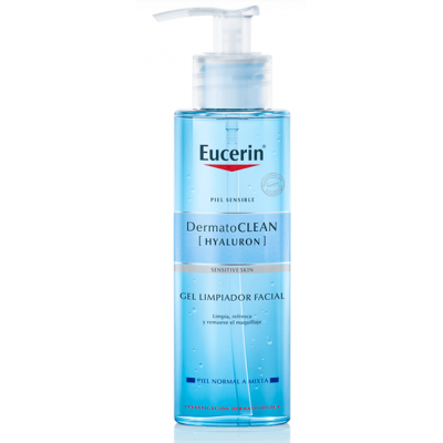 Comprar EUCERIN DERMATOCLEAN [HYALURON] GEL LIMPIADOR FACIAL 200 ML al mejor precio en NuestraFarma, tu farmacia online