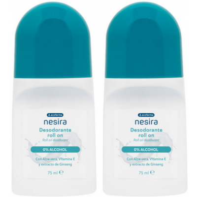 Comprar ACOFARMA NESIRA DESODORANTE ROLL-ON 2 X 75 ML al mejor precio en NuestraFarma, tu farmacia online