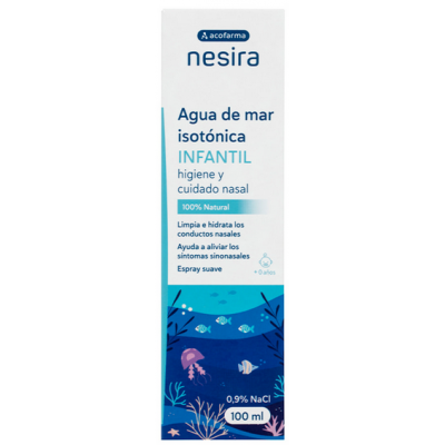Comprar ACOFARMA NESIRA AGUA DE MAR ISOTONICA INFANTIL 100 ML al mejor precio en NuestraFarma, tu farmacia online