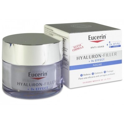 Comprar EUCERIN HYALURON FILLER NOCHE REAFIRMANTE 50 ML al mejor precio en NuestraFarma, tu farmacia online