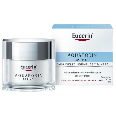 Comprar EUCERIN AQUAPORIN ACTIVE CREMA HIDRATANTE PARA PIEL NORMAL O MIXTA 50 ML al mejor precio en NuestraFarma, tu farmacia online