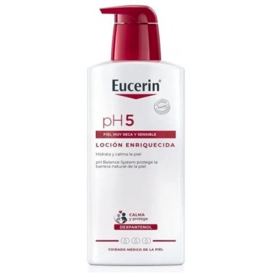 Comprar EUCERIN PIEL SENSIBLE PH-5 LOCION ENRIQUECIDA 400 ML al mejor precio en NuestraFarma, tu farmacia online