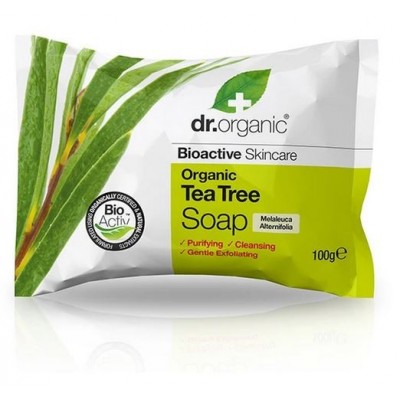 Comprar DR ORGANIC ARBOL DE TE JABON 100 G al mejor precio en NuestraFarma, tu farmacia online