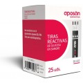 APOSAN DISPOSITIVOS TIRAS REACTIVAS DE GLUCOSA EN SANGRE  BG-602 25 UNIDADES