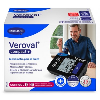Comprar HARTMANN TENSIOMETRO DE BRAZO VEROVAL COMPACT + CONNECT 1 UNIDAD al mejor precio en NuestraFarma, tu farmacia online