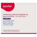 ACOFAR GASA ESTERIL ALGODON 20X40CM 20 UNIDADES