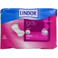 LINDOR COMPRESAS ABSORBENTES PARA PERDIDAS LIGERAS DE ORINA LADY PAD MAXI 5 GOTAS 14 UNIDADES