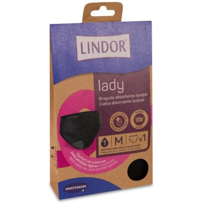 Comprar LINDOR LADY BRAGUITA ABSORBENTE LAVABLE TALLA M (36-38) al mejor precio en NuestraFarma, tu farmacia online