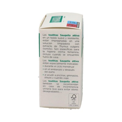 Comprar SAUGELLA ATTIVA TOALLITAS LIMPIADORAS 10 UNIDADES al mejor precio en NuestraFarma, tu farmacia online