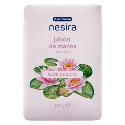 Comprar ACOFARMA NESIRA JABON DE MANOS FLOR DE LOTO PASTILLA 100 G al mejor precio en NuestraFarma, tu farmacia online