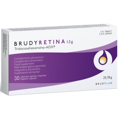 Comprar BRUDY RETINA 30 CAPSULAS al mejor precio en NuestraFarma, tu farmacia online