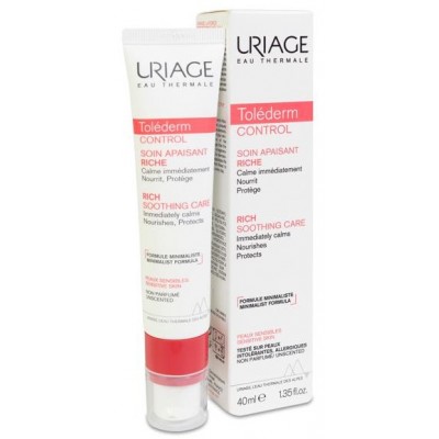 Comprar URIAGE TOLEDERM CONTROL CREMA RICA CALMANTE 40 ML al mejor precio en NuestraFarma, tu farmacia online