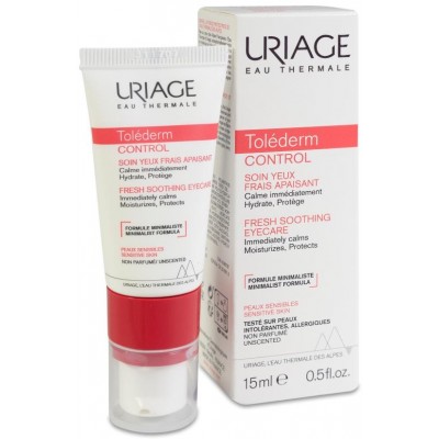 Comprar URIAGE TOLEDERM CONTROL CREMA LIGERA CALMANTE PARA OJOS 15 ML al mejor precio en NuestraFarma, tu farmacia online