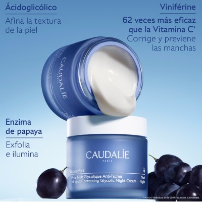 Comprar CAUDALIE VINOPERFECT CREMA DE NOCHE CON ACIDO GLICOLICO ANTIMANCHAS 50 ML al mejor precio en NuestraFarma, tu farmacia online