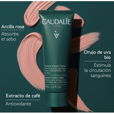 Comprar CAUDALIE VINOCLEAN MASCARILLA INSTANT DETOX 75 ML al mejor precio en NuestraFarma, tu farmacia online