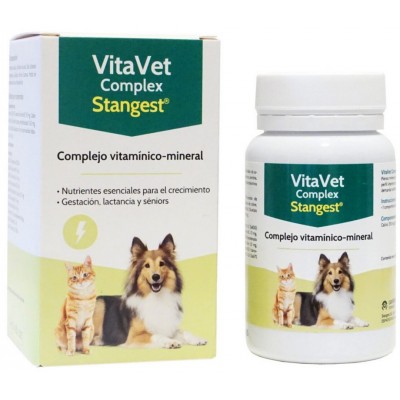Comprar VITAVET COMPLEX STANGEST 60 COMPRIMIDOS al mejor precio en NuestraFarma, tu farmacia online