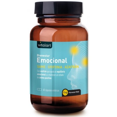 Comprar VITALART BIENESTAR EMOCIONAL 60 CAPSULAS GASTRORRESISTENTES al mejor precio en NuestraFarma, tu farmacia online